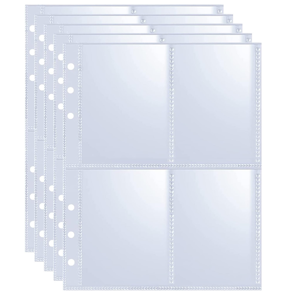 Pokemon Binder Card - 4 Cepli Fotoğraf Kartı Kılıfları Albümü,