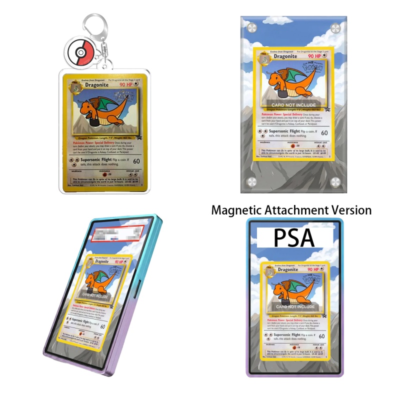 Display Case Acrylic - Pokemon Sihirbazları Siyah Yıldız Promoları Dragoni