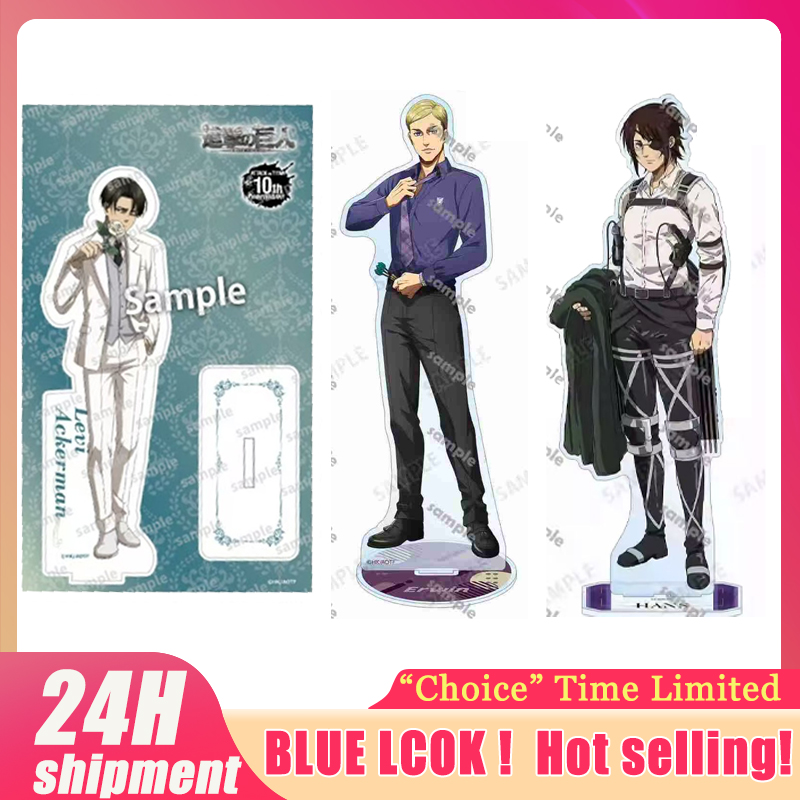 Figma Stand Set - Saldırgan Devler Levi Figürü Akrilik Stand