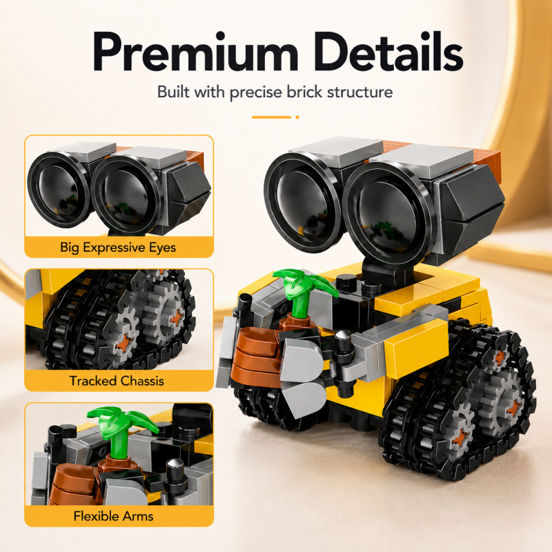 Mini Robot Yapı Blokları Seti, - Building Block Mini incelemesi ve fiyatı