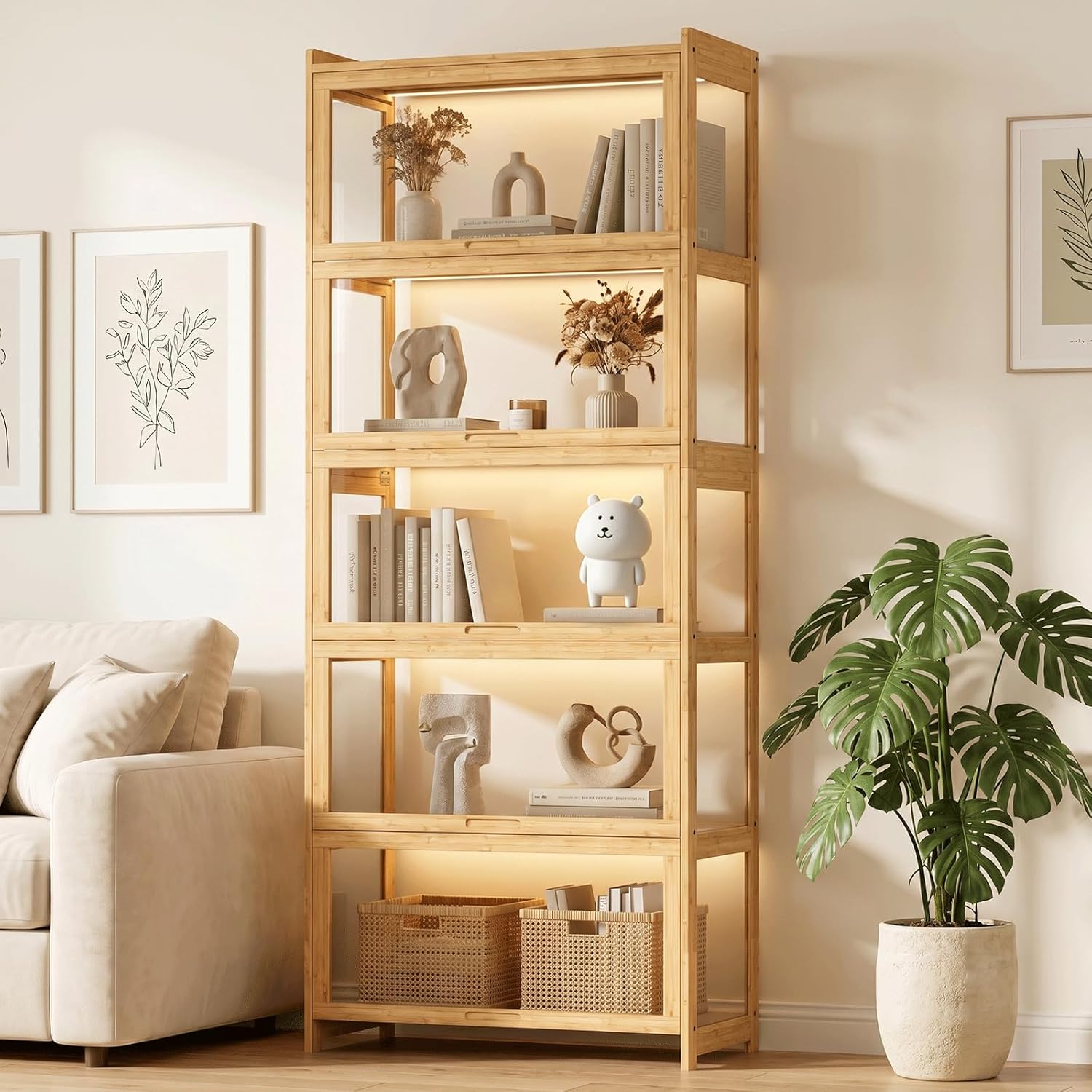 Akrilik Kapılı Vitrin, 5 Katlı - Display Case Acrylic incelemesi ve fiyatı