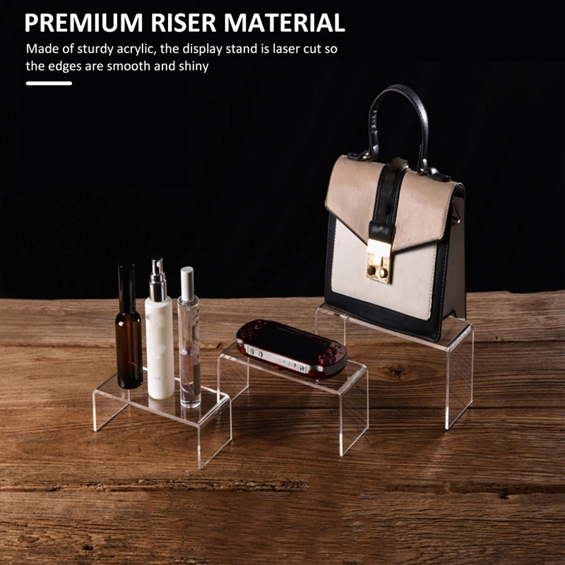 3/5 adet akrilik ekran standı  - Display Risers Set incelemesi ve fiyatı