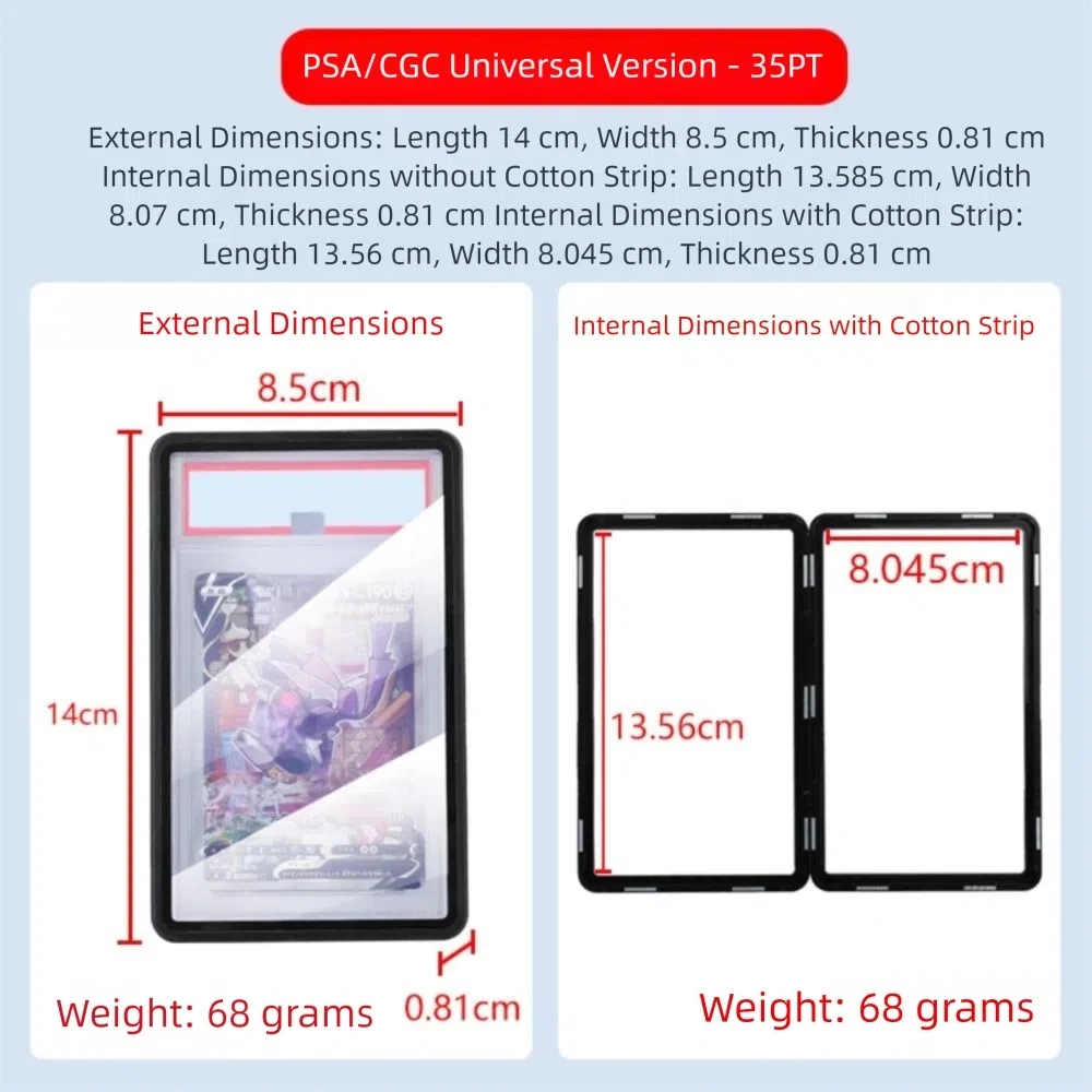 Alüminyum Çerçeveli PSA/CGC De - Graded Card Display incelemesi ve fiyatı