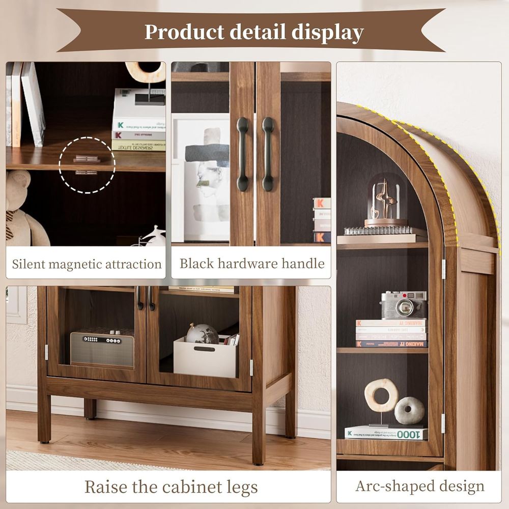 70.9 cm Yüksekliğinde Ceviz Ağ - Display Case Acrylic incelemesi ve fiyatı