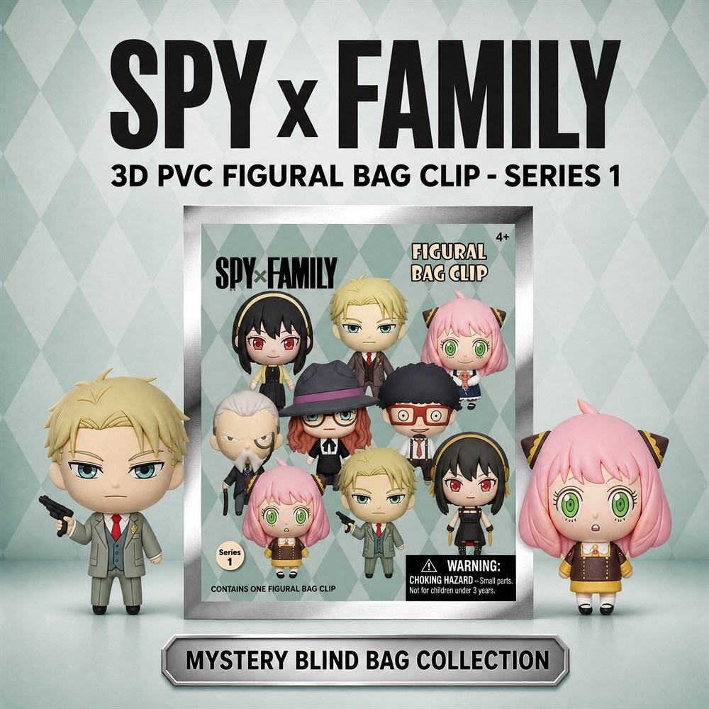 Spy x Family 3D PVC Çanta Klip - Mystery Box Blind Bag incelemesi ve fiyatı