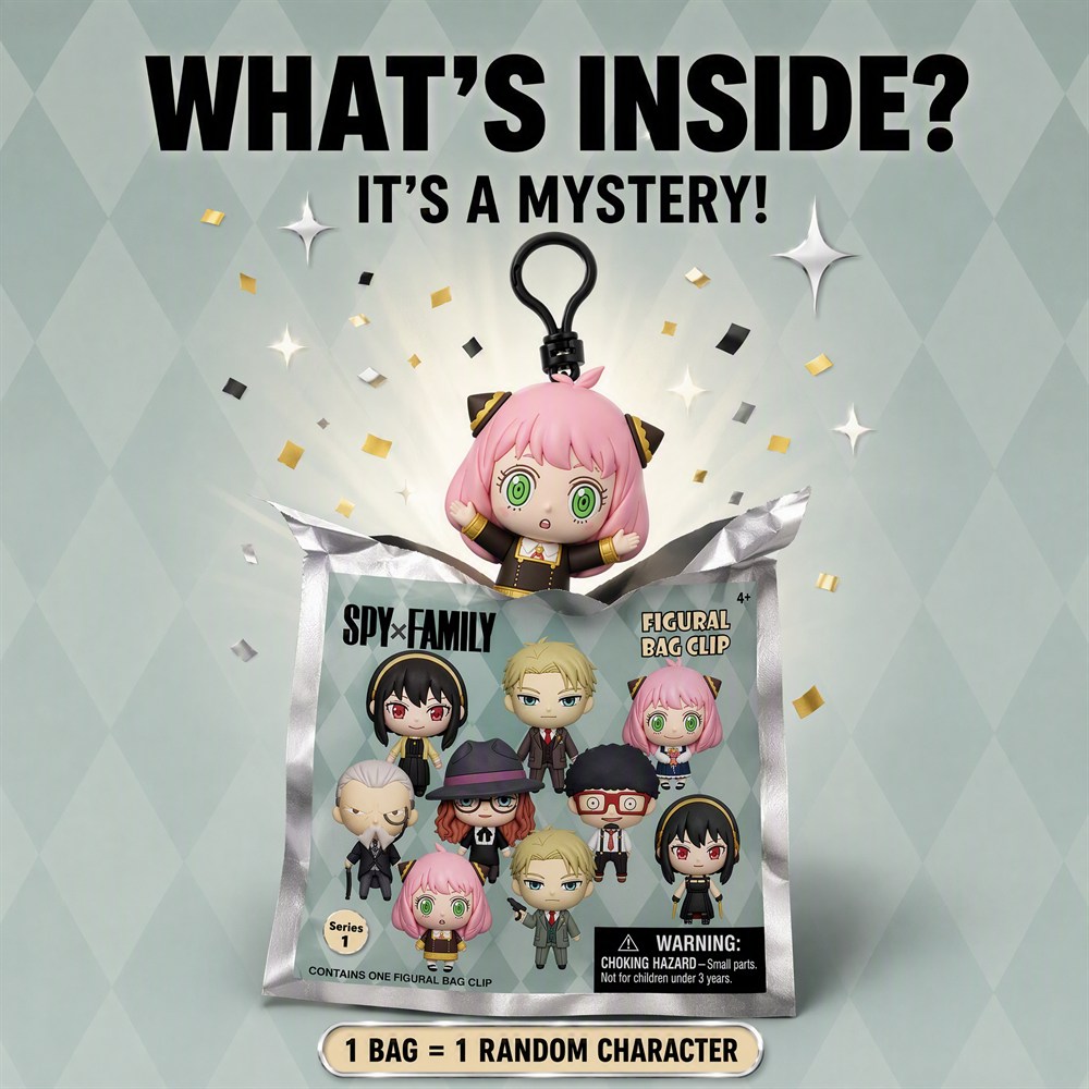 Spy x Family 3D PVC Çanta Klip - Mystery Box Blind Bag incelemesi ve fiyatı