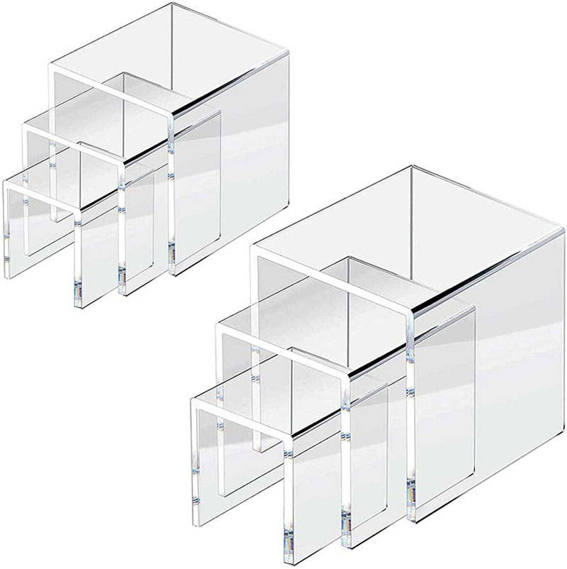 6 adet/takım Akrilik Ekran Sta - Display Risers Set incelemesi ve fiyatı