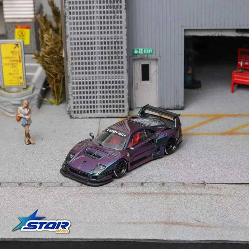STAR 1:64 LBWK F40 Buz Mavisi  - Die Cast Car 1 64 incelemesi ve fiyatı